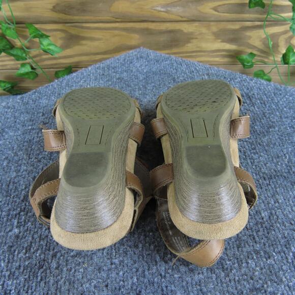 Cobb Hill Women's Gladiator Brown Leather Sz 7.5 Medium Used 2025 - Picture 6 of 7